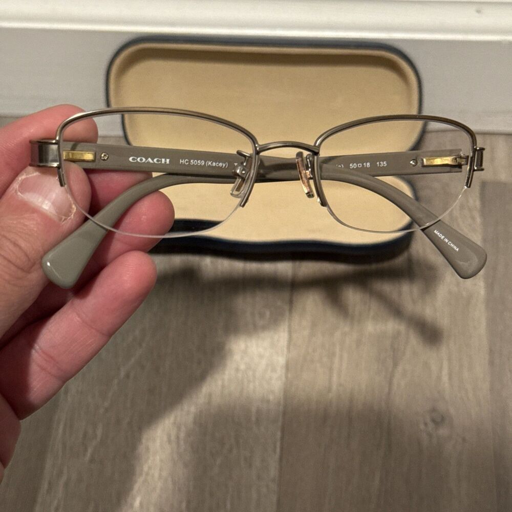 Coach Eyeglasses Frame HC 5059(Kacey) 9198(Sand/Sepia) 50-18-135